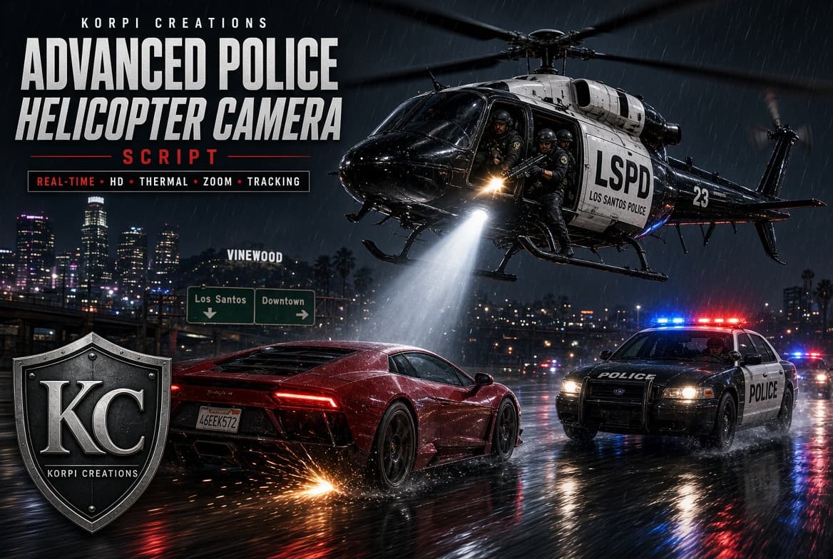Advanced Police Helicopter Camera